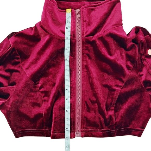 Hot and Delicious Red Tear-Away Crop TrackSuit Set Size Small - Picture 10 of 16